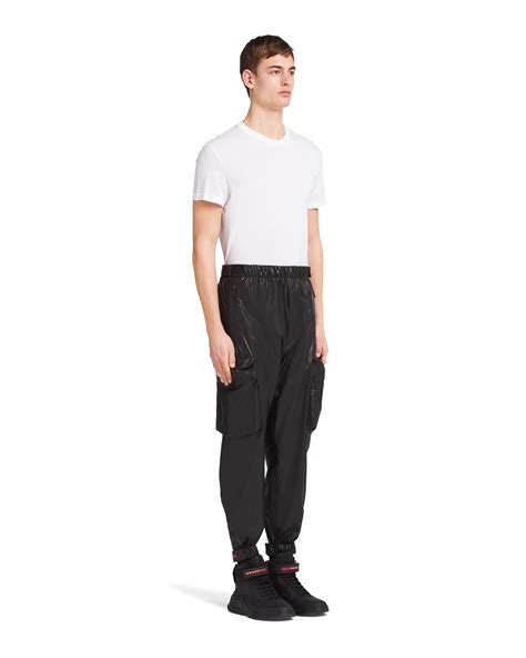 prada cargo pants men|Prada nylon cargo pants.